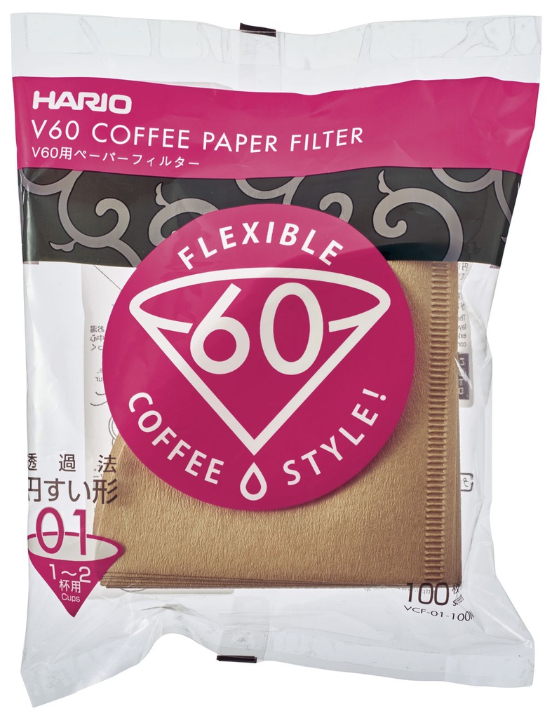 Hario V60 Papierfiltertüten ungebleicht